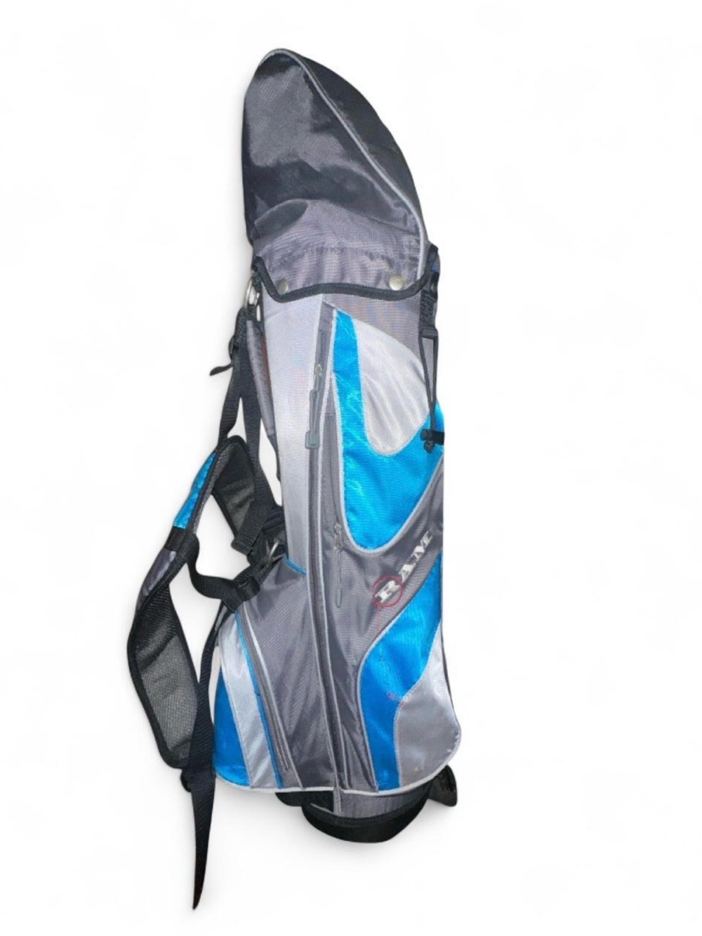 Men's Gray and Blue Golf Carry Bag - Lightweight Travel Golf Bag